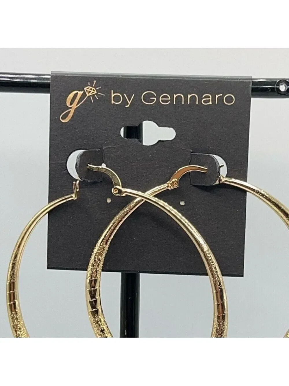 G by GennaroEtched Gold Hoops Earrings $16ea / 3 for $25